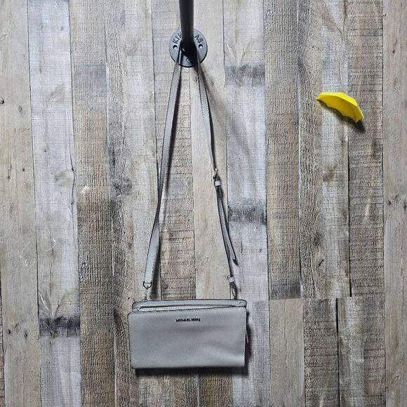 Michael Kors Grey Crossbody Bag - Picture 1 of 6